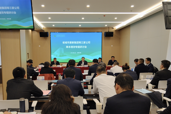 聚力攻坚降本钱 深化刷新增效益——省垣市更新集团等三家公司召开降本增效专题钻研会